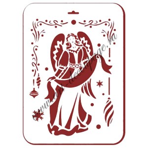 Трафарет Event Design новогодний NGP077 "Ангел Рождества", 31х21 см Трафарет Event Design новогодний NGP077 "Ангел Рождества", 31х21 см